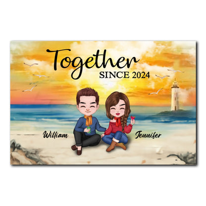 Together Poster For Couple Personalized Gift For Him For Her