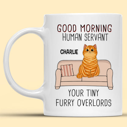 From Tiny Furry Overlords Mug Personalized Gift For Cat Lovers