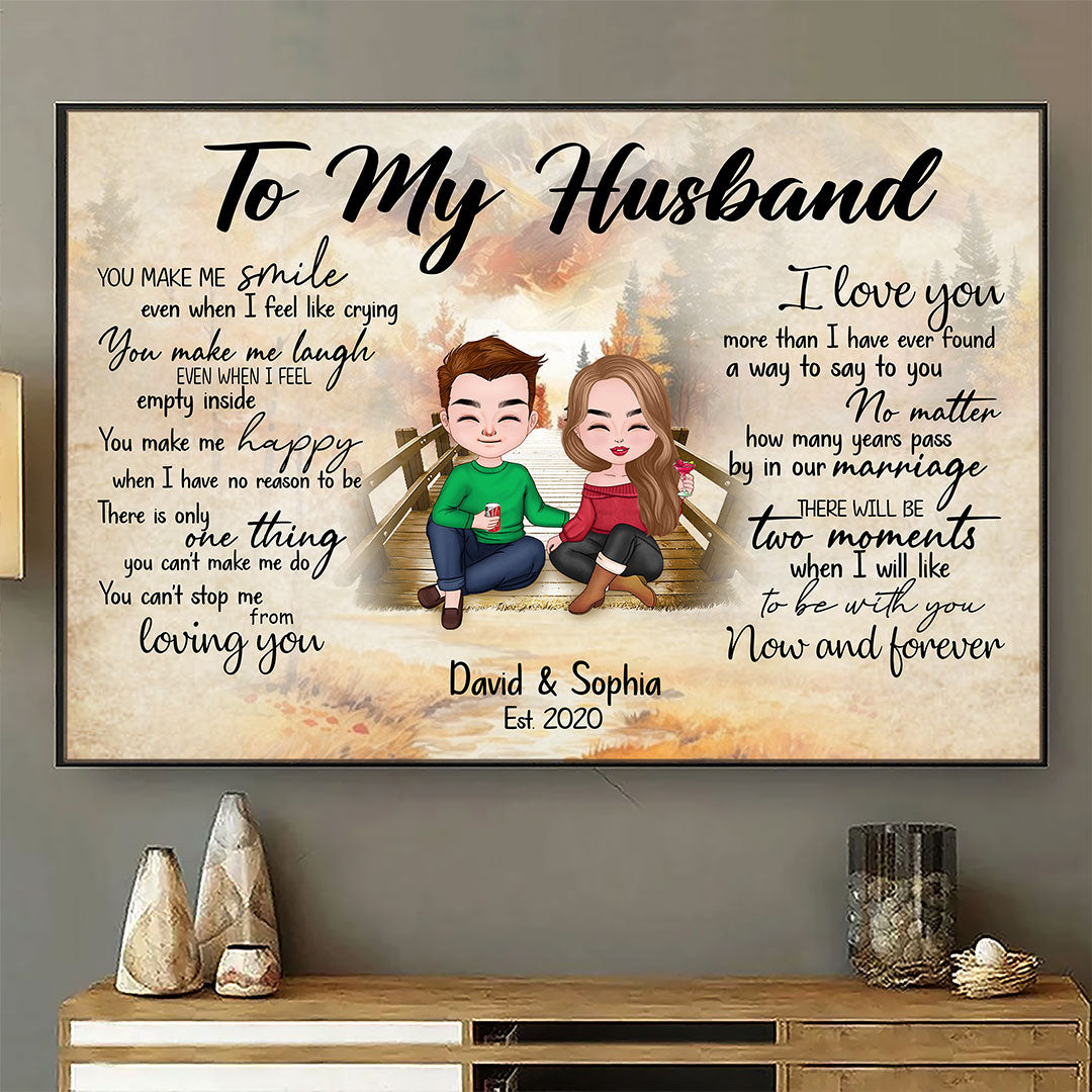Can't Stop Loving You Poster Personalized Gift For Husband