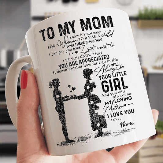 To My Mom Mug Personalized Gift For Mom From Son/Daughter