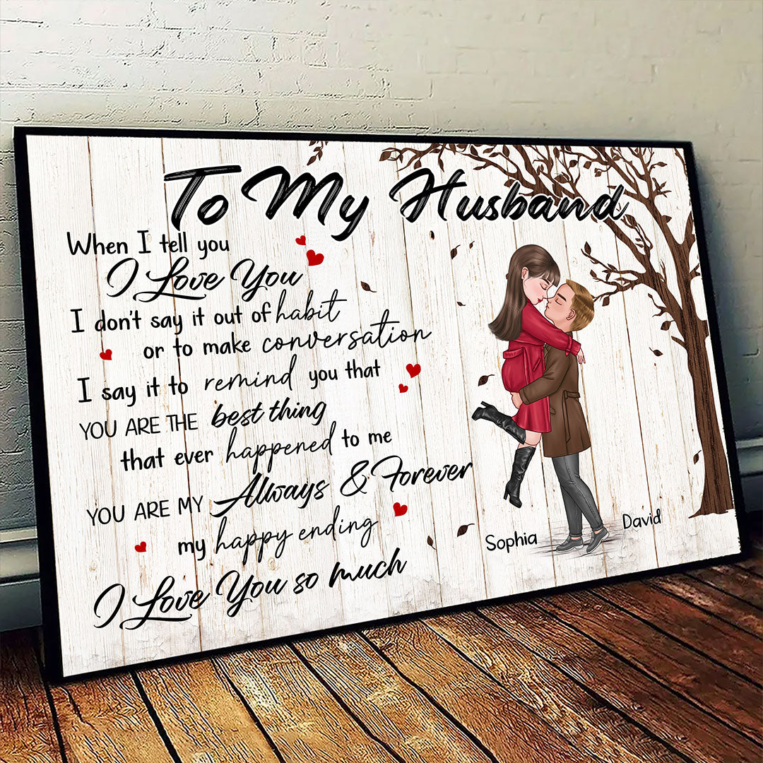 You're My Always And Forever Poster Personalized Gift For Husband