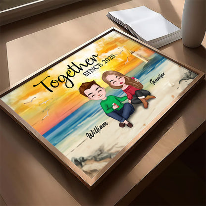 Together Poster For Couple Personalized Gift For Him For Her
