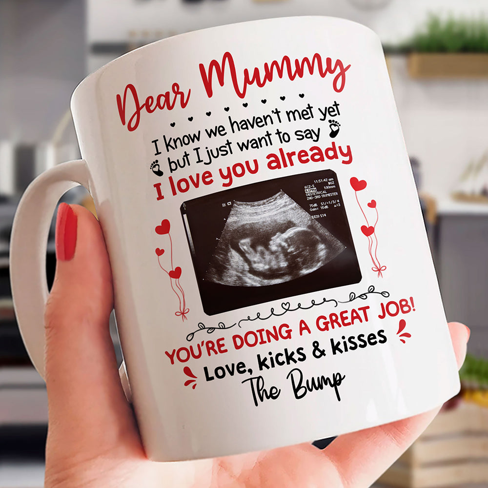 I Love You Lots Already Mug Personalized Gift For Mom To Be