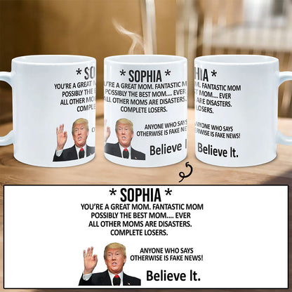 Trump Great Mother Funny Mugs Personalized Gift For Mom