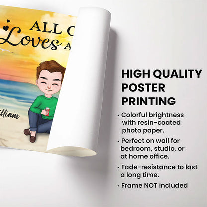 All Of Me Loves All Of You Poster Personalized Gift For Couple
