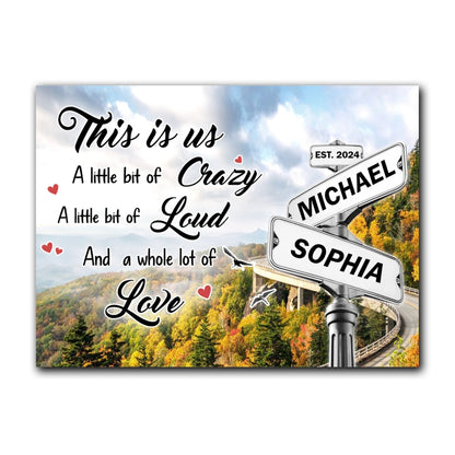 This Is Us Full Of Love Meaningful Canvas Personalized Gift For Family