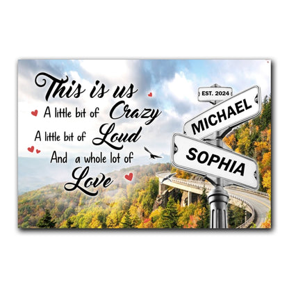 This Is Us Full Of Love Meaningful Canvas Personalized Gift For Family