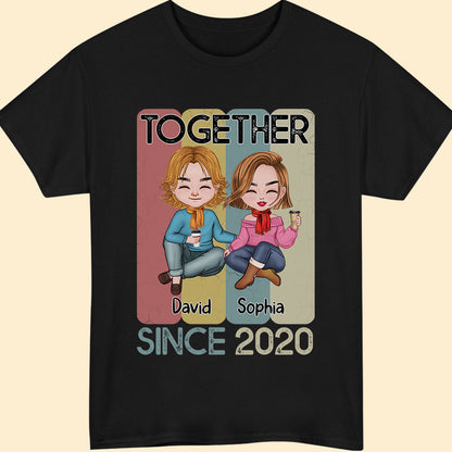 Together T-shirt Personalized Gift For Couple