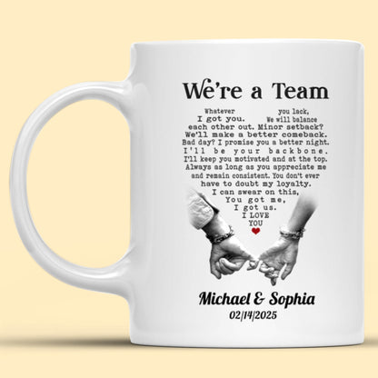 Personalized Pinky Swear We're Team Ceramic Mug Gift For Couple