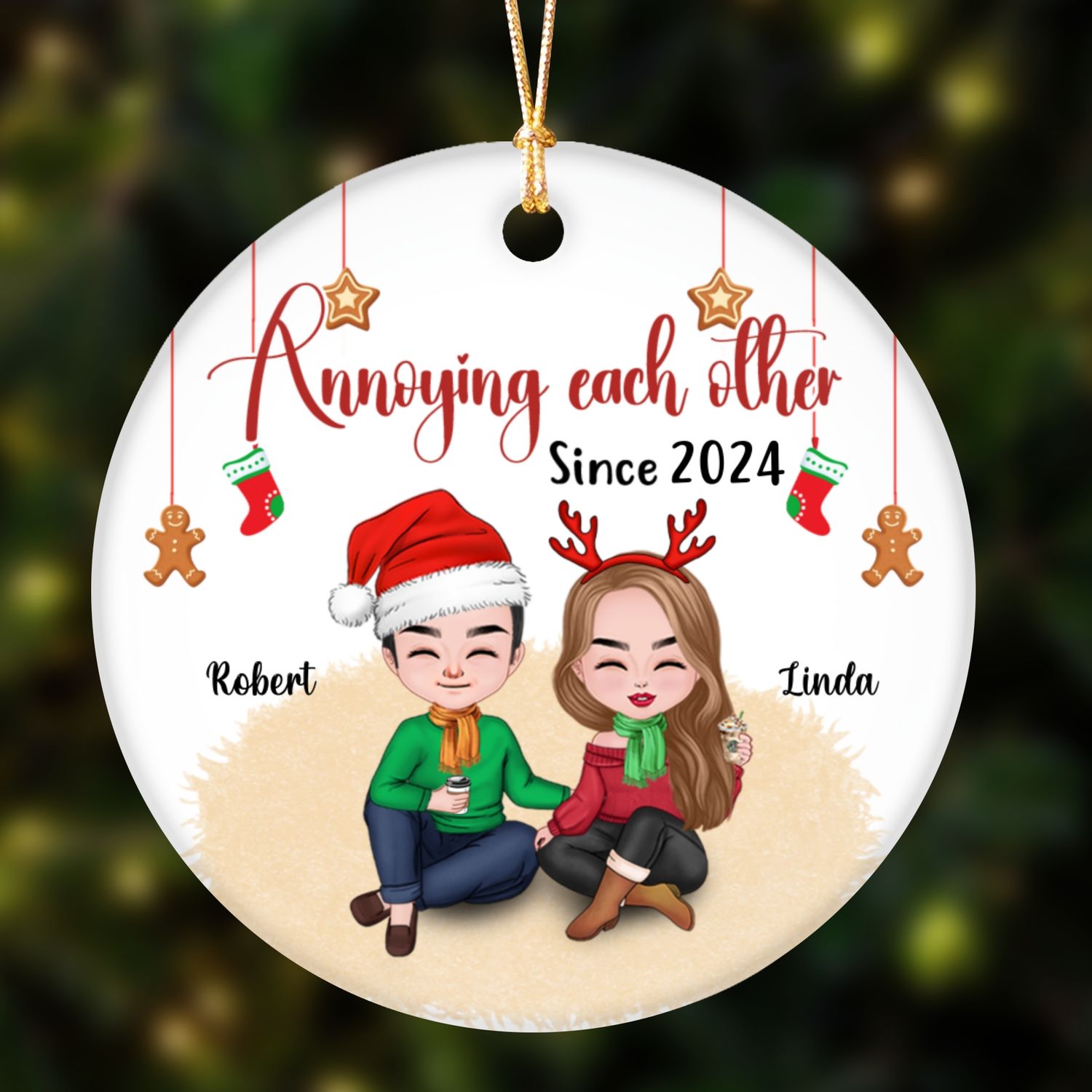 Annoying Each Other Ornament Personalized Gifts For Couple