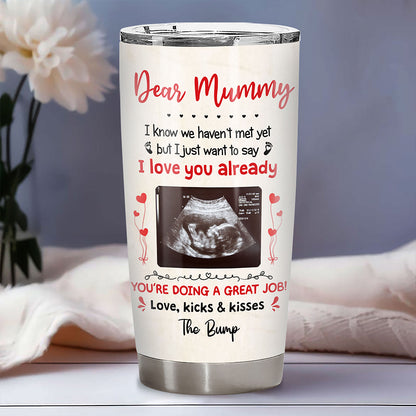 I Love You Lots Already Fat Tumbler Personalized Gift For Mom To Be