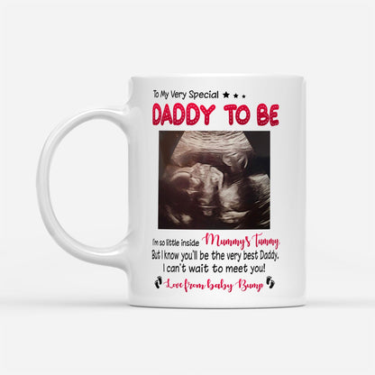 Personalized To My Daddy To Be From Baby Bump Mug Gift For New Dad