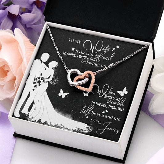 Personalized Gift For Wife There Will Still Be You And Me Necklace