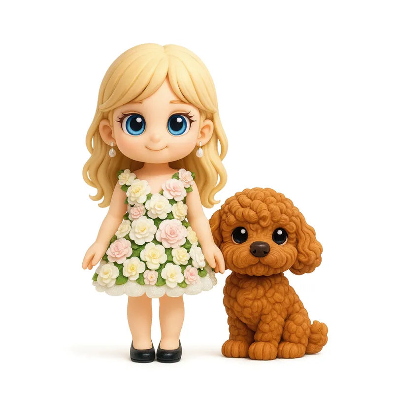 Pet Lovers - Custom Cute 3D Mini Figure Office Desk Figurine Based on Your Picture