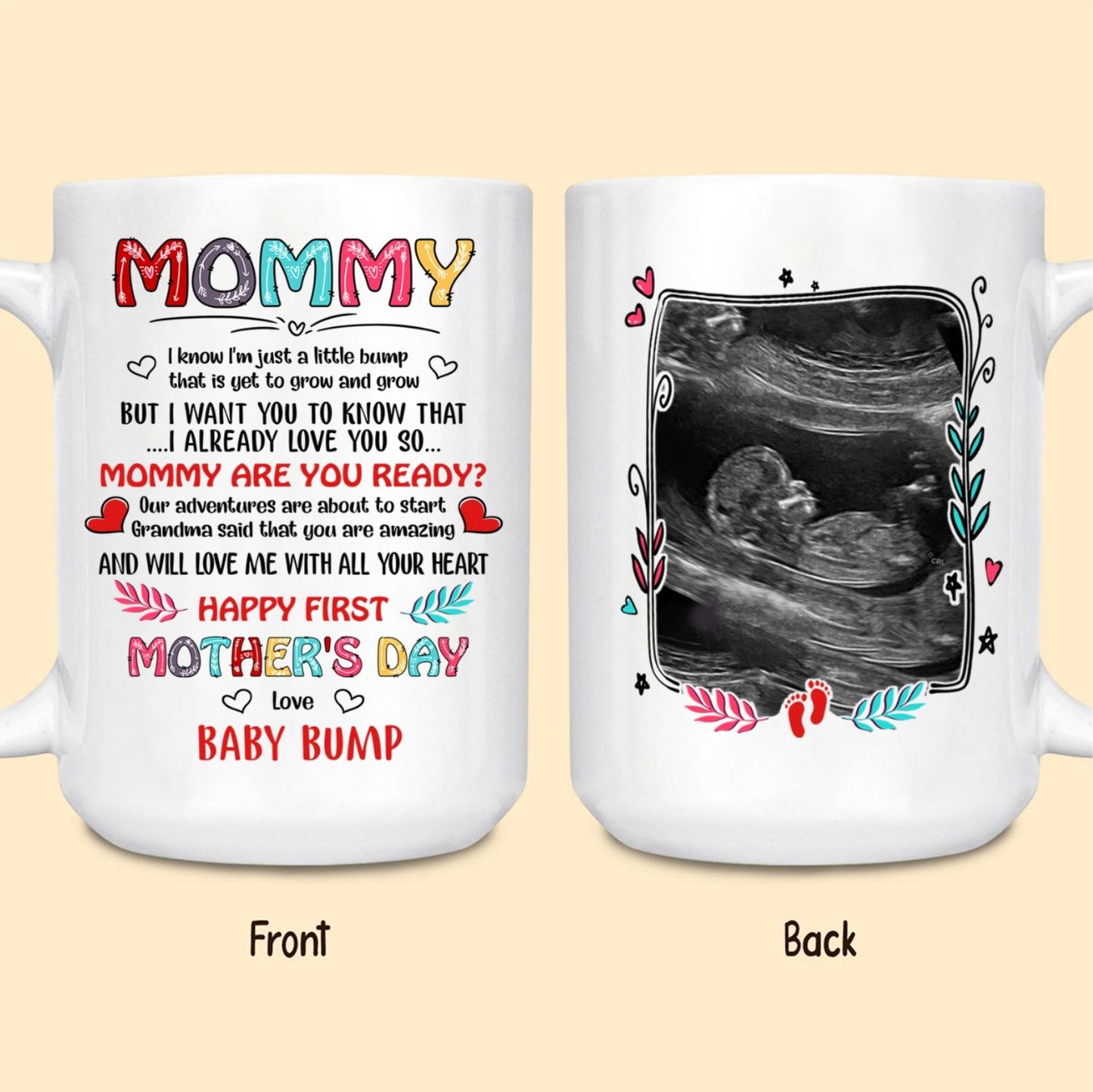 Mother's Day Expecting Mom Are You Ready Ultrasound Personalized Mug