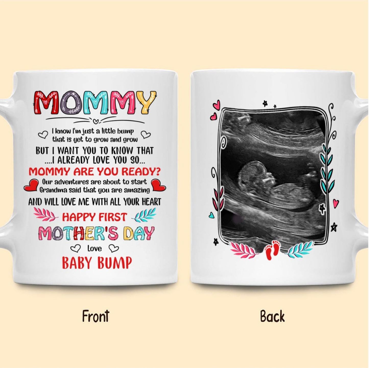 Mother's Day Expecting Mom Are You Ready Ultrasound Personalized Mug