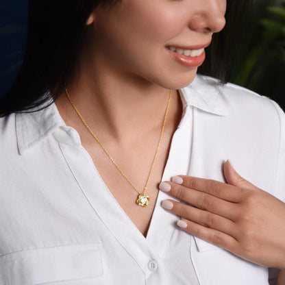 Love Knot Necklace - Gold Finish - Gift For Her