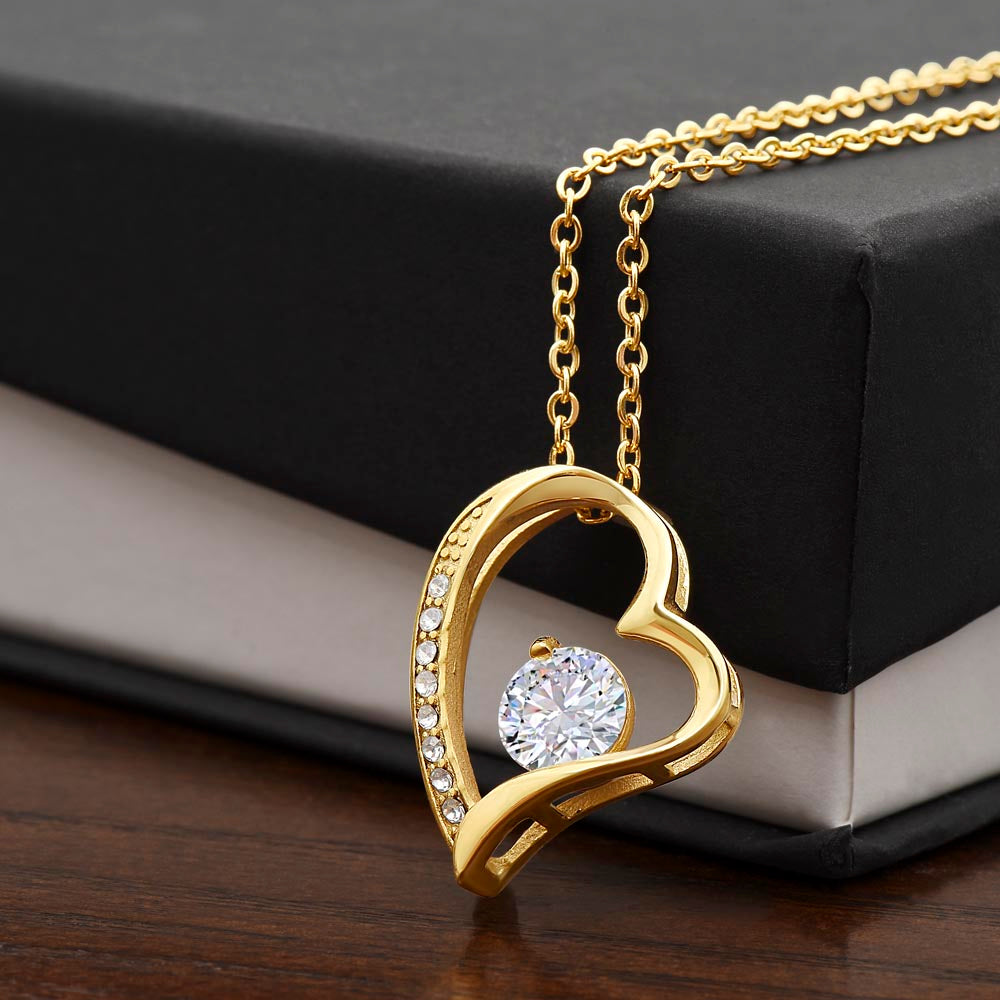 Forever Love Necklace - Gold Finish - Gift For Her