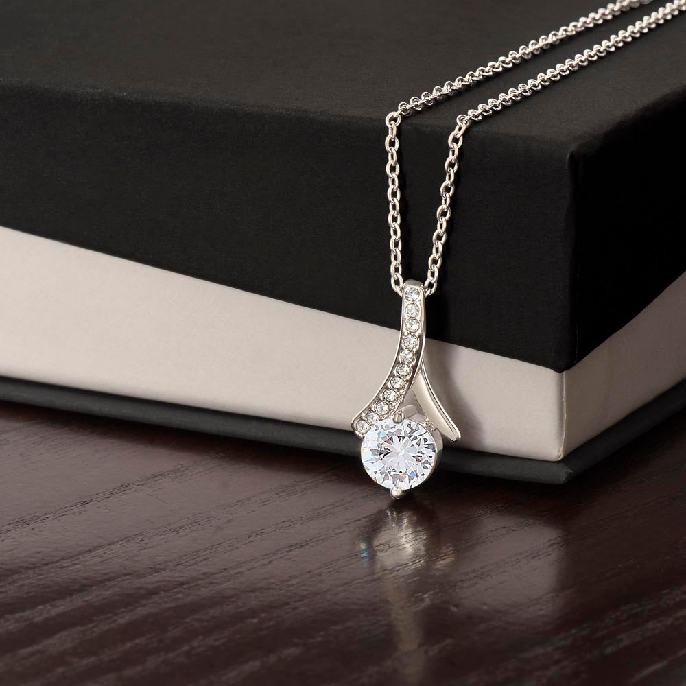 Alluring Beauty Necklace - Gold Finish - Luxury Gift For Her