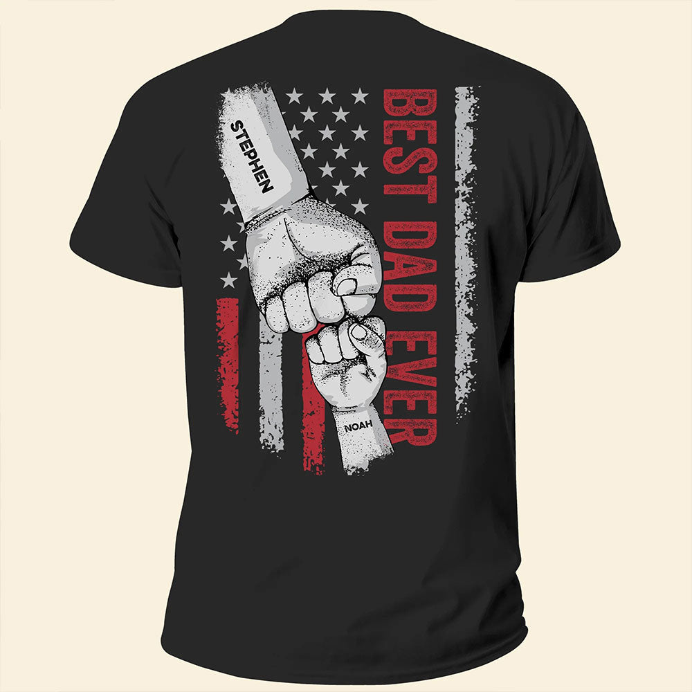Best Dad Ever T-shirt Personalized Gift For Stepdad