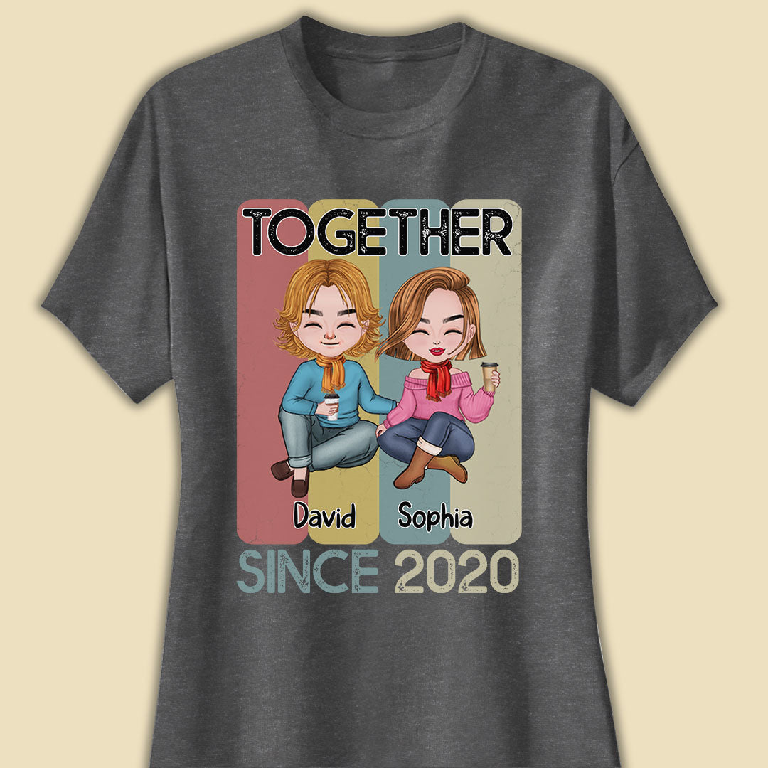 Together T-shirt Personalized Gift For Couple