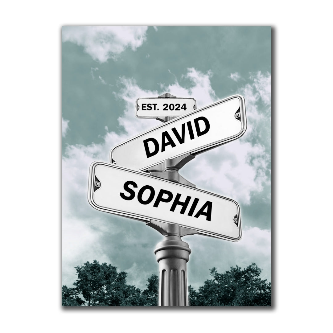 Always Beside You Meaningful Canvas Personalized Gift For Family