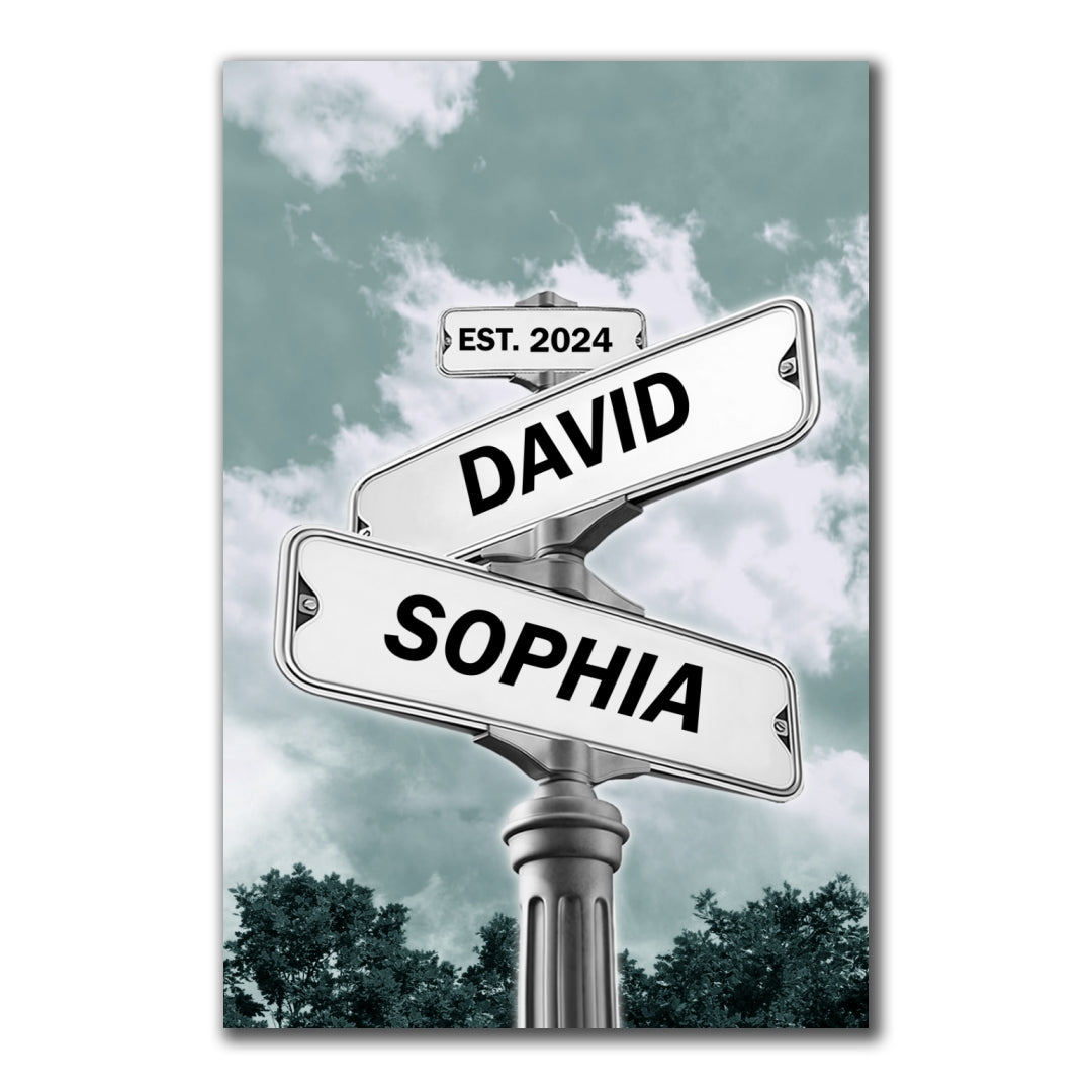 Always Beside You Meaningful Canvas Personalized Gift For Family