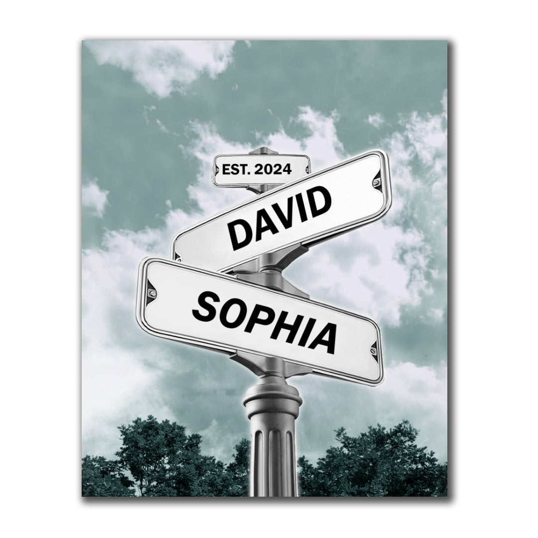 Always Beside You Meaningful Canvas Personalized Gift For Family
