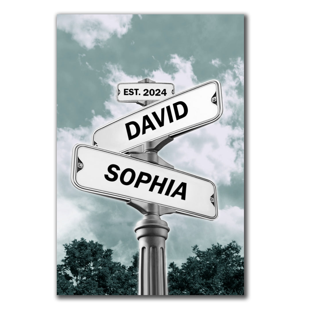 Always Beside You Meaningful Canvas Personalized Gift For Family