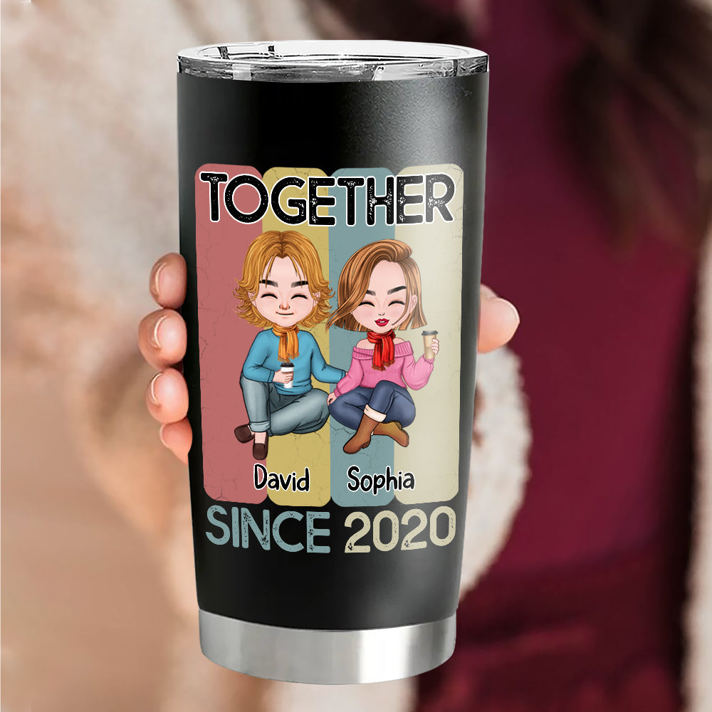 Together Coffee Tumbler Personalized Gift For Couple