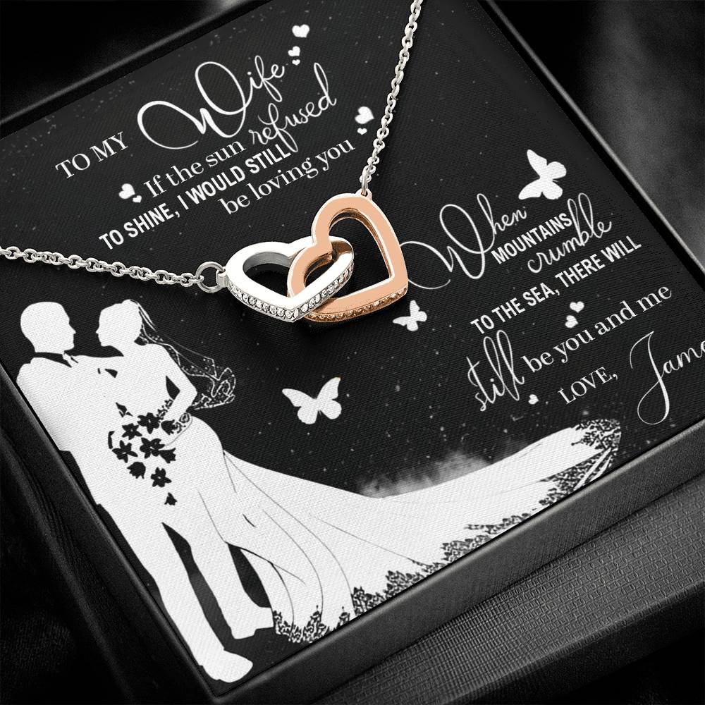 Personalized Gift For Wife There Will Still Be You And Me Necklace