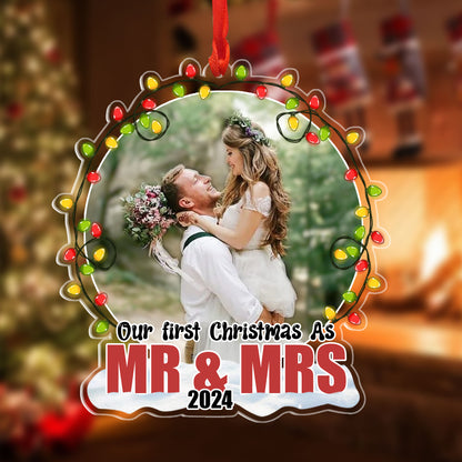 Personalized Our First Christmas As Christmas Gift For Couple Ornament