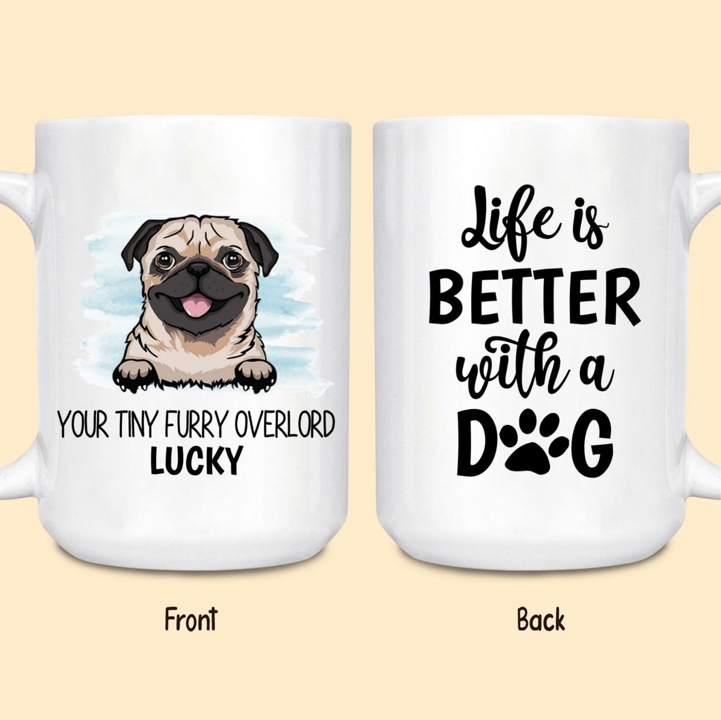 Personalized Gift For Dog Lover Life Is Better With A Dog Mug
