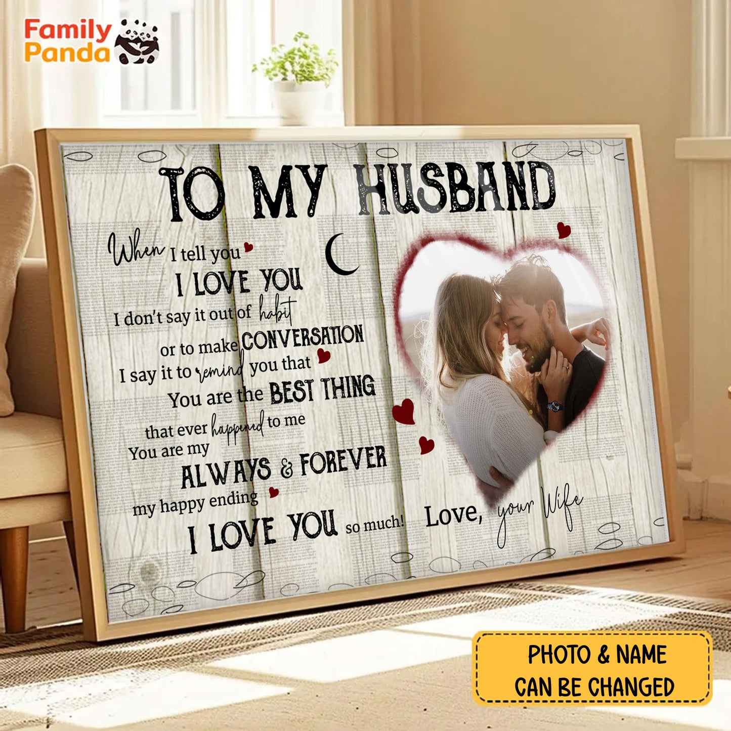 Husband When I Tell You Anniversary Personalized Poster Gift For Husband