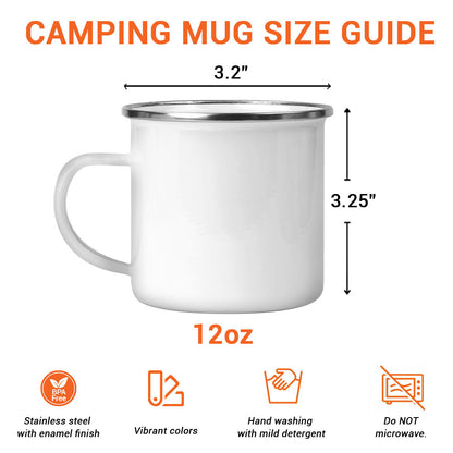You're My Hero Christmas Camping Mug Personalized Gift For Expecting Dad