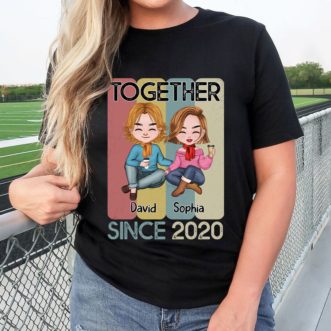Together T-shirt Personalized Gift For Couple