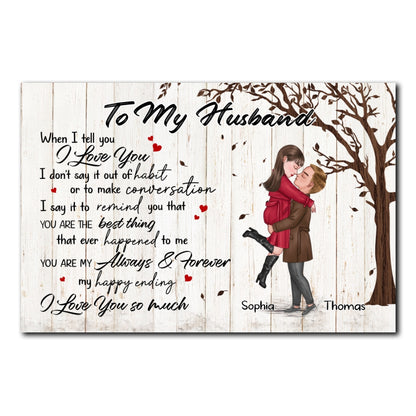 You're My Always And Forever Poster Personalized Gift For Husband