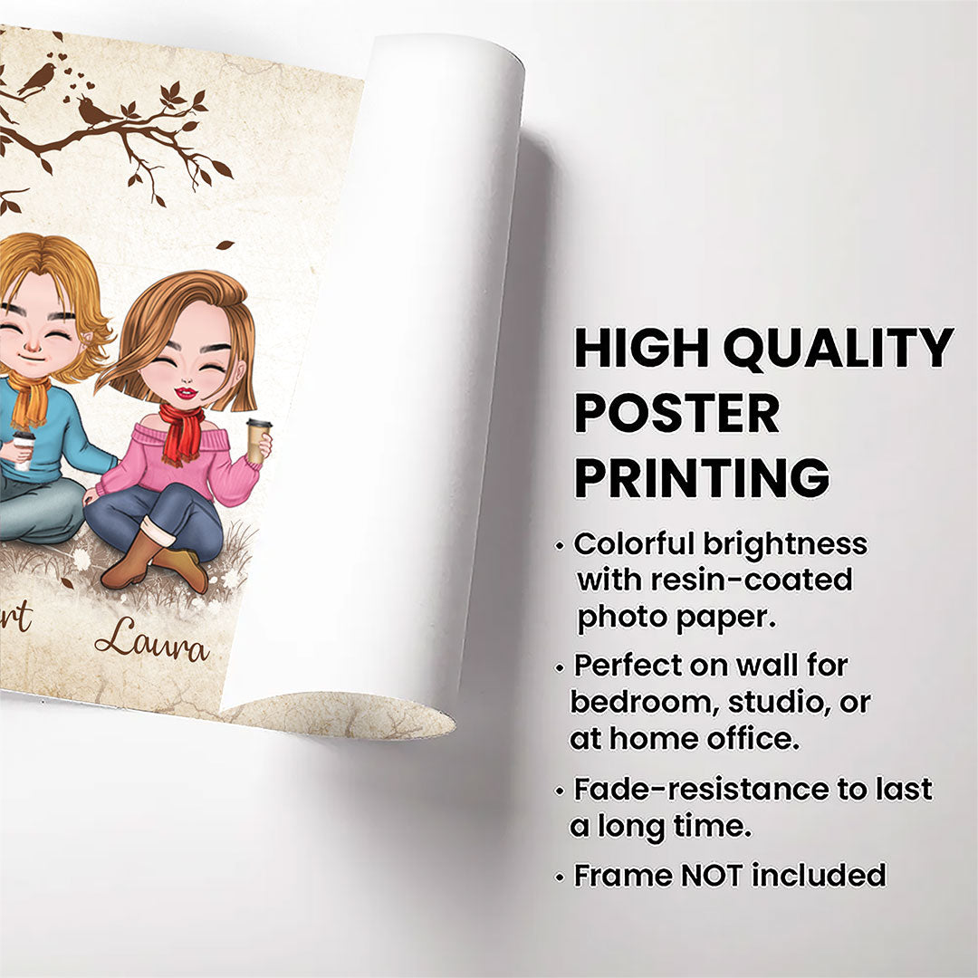 No Matter Where You Are Poster Personalized Gifts For Couple