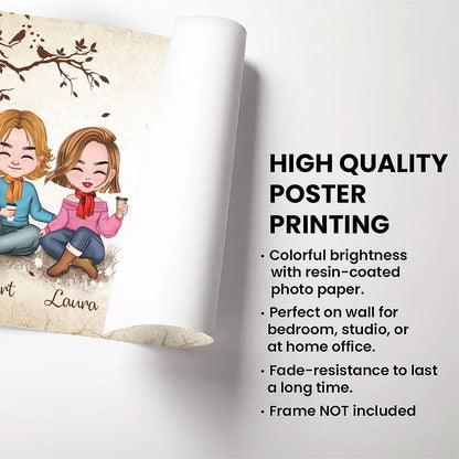 No Matter Where You Are Poster Personalized Gifts For Couple