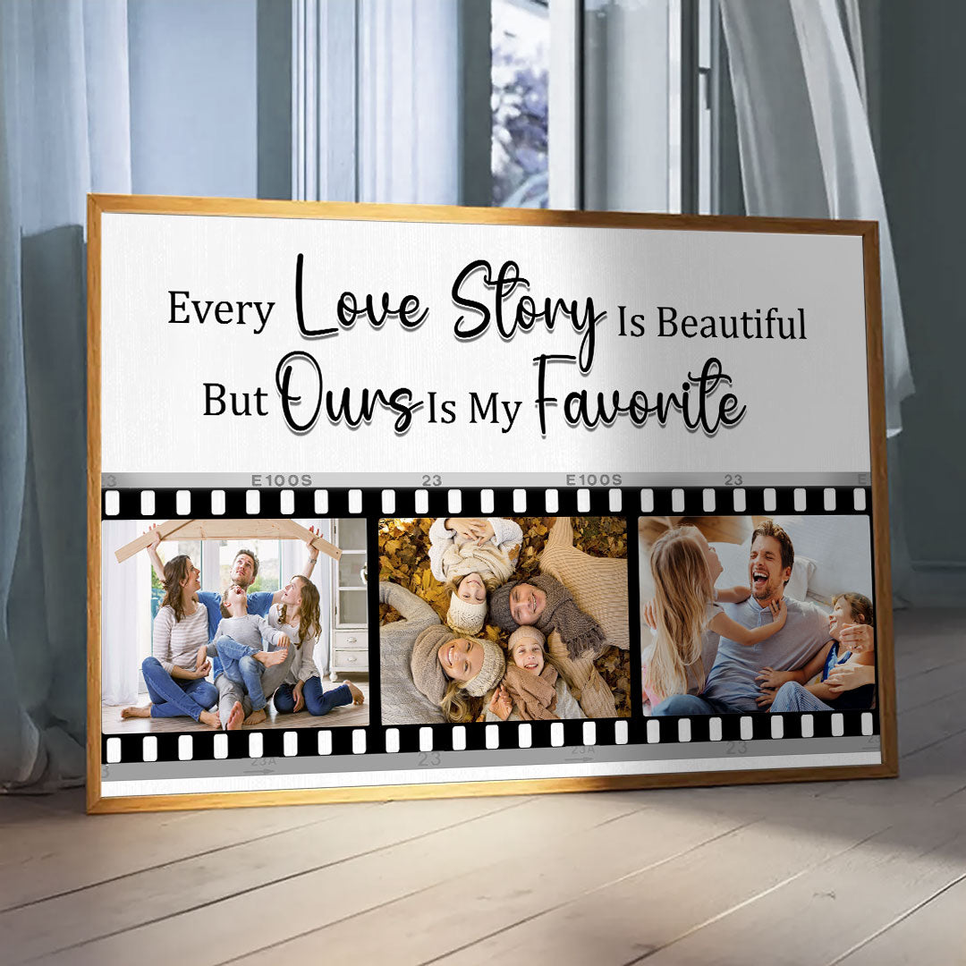 Favorite Love Story Poster For Couple Personalized Gift For Him For Her