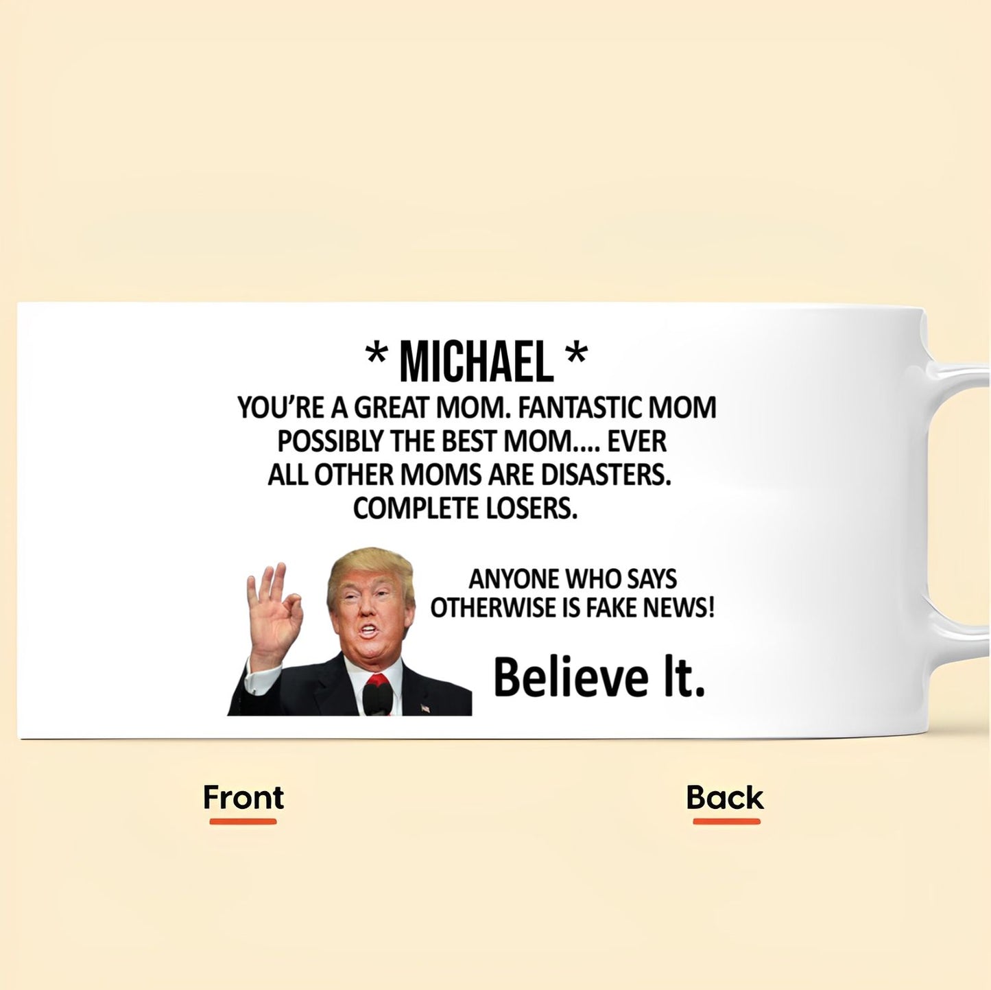 Trump Great Mother Funny Mugs Personalized Gift For Mom