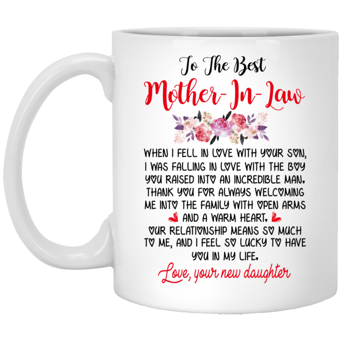 To The Best Mother-in-law Mug Gift For Mother-in-law