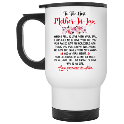 To The Best Mother-in-law Mug Gift For Mother-in-law