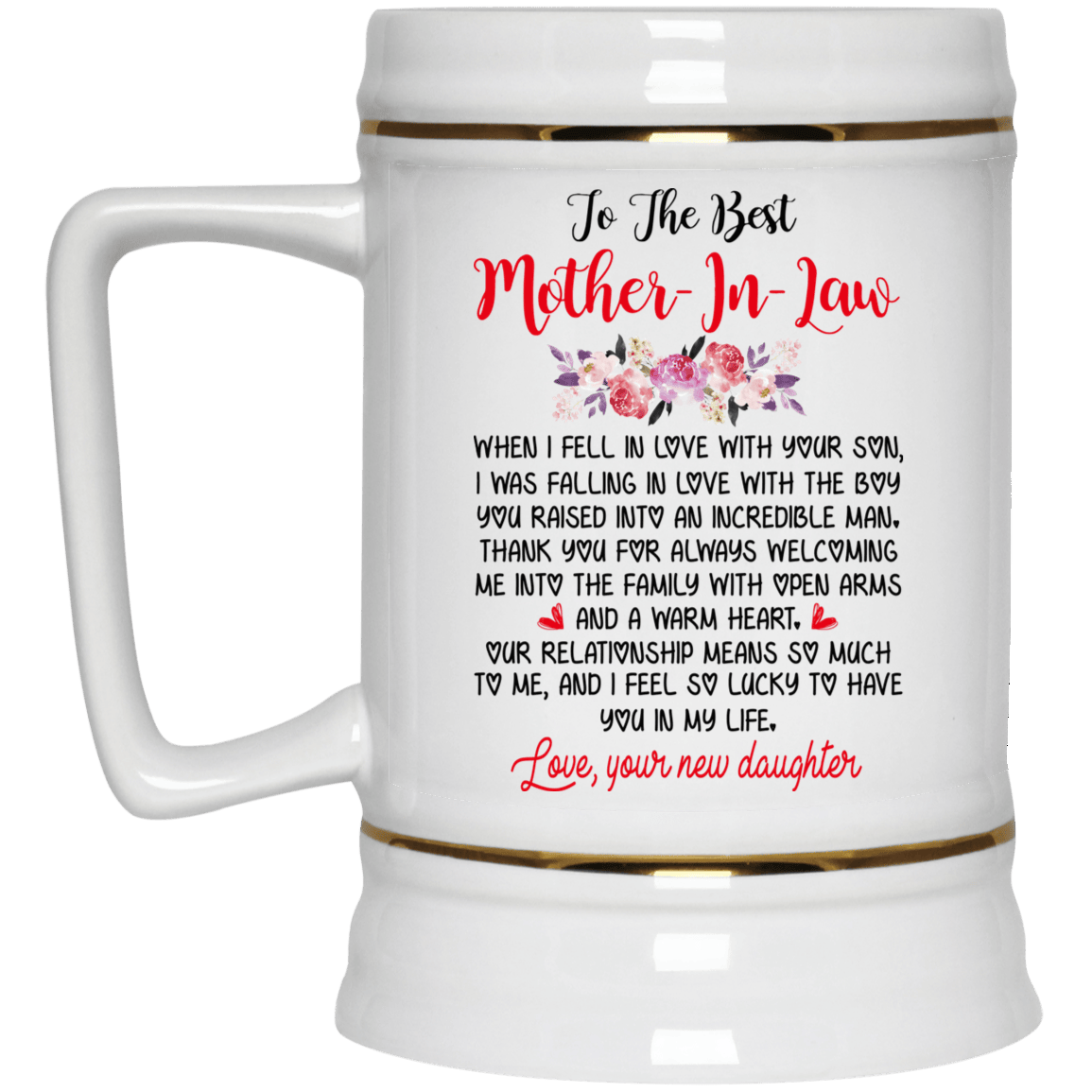 To The Best Mother-in-law Mug Gift For Mother-in-law