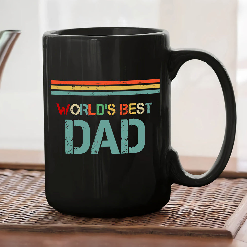 World's Best Dad Coffee Mug Meaningful Gift For Dad
