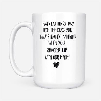 Stepdad Father's Day From The Kids You Inadvertently Inherited Mug