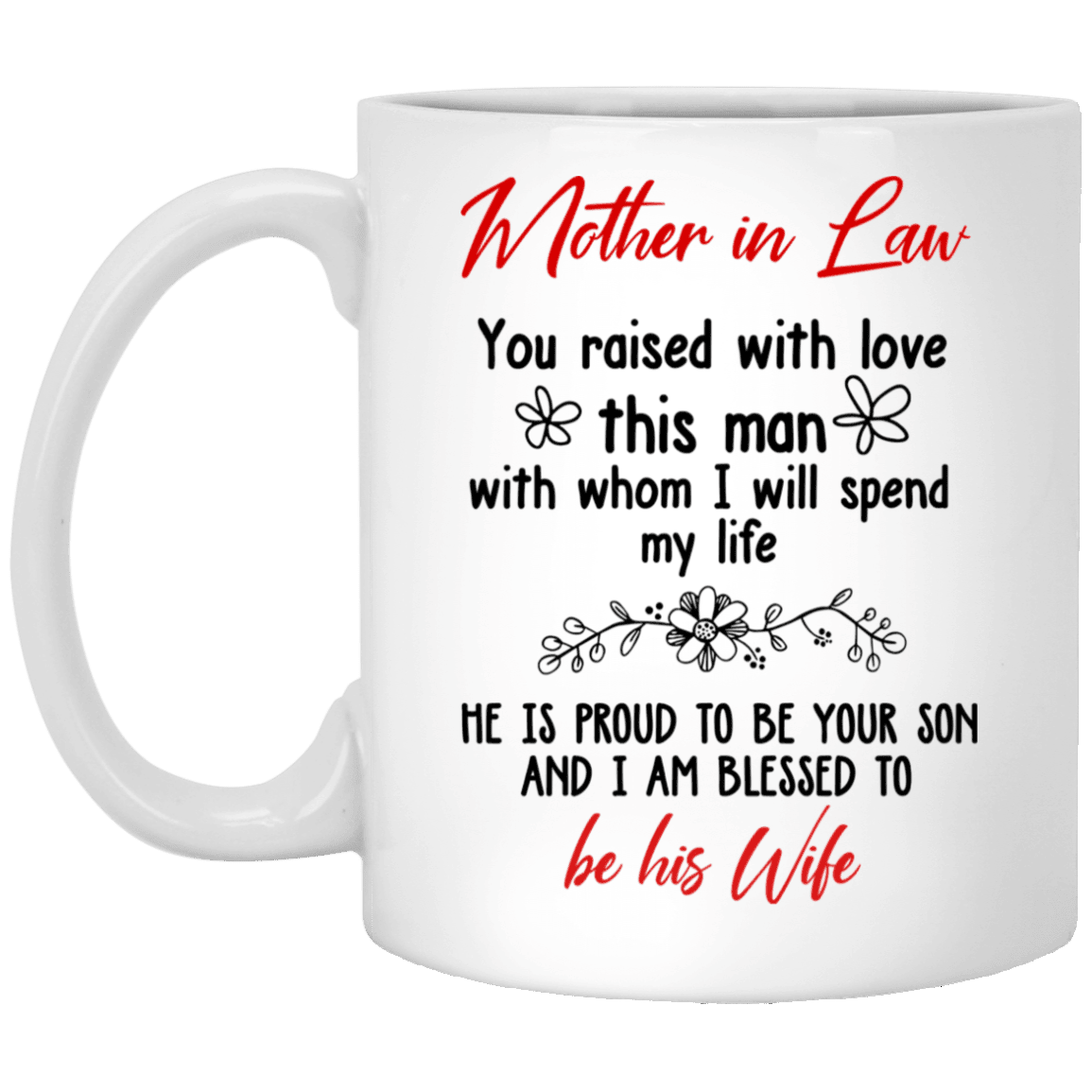 You Raised With Love This Man Mug Meaningful Gift For Mother In Law