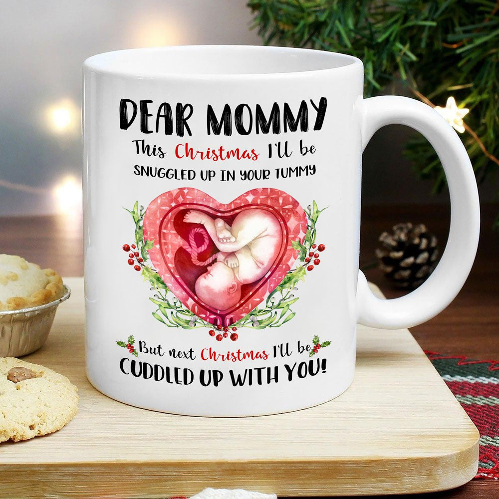 Next Christmas In Your Arms Mug Christmas Gift For Mother To Be