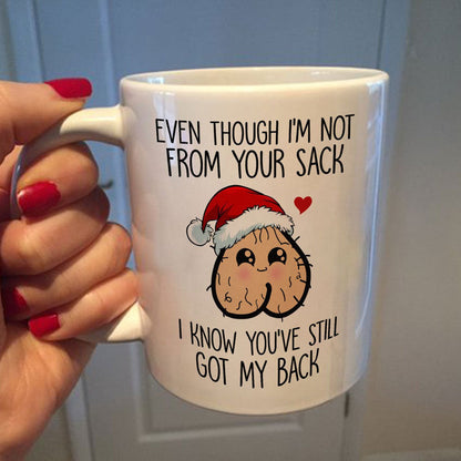 Gift For Stepdad You've Still Got My Back Noel Hat Mug