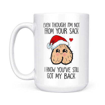 Gift For Stepdad You've Still Got My Back Noel Hat Mug